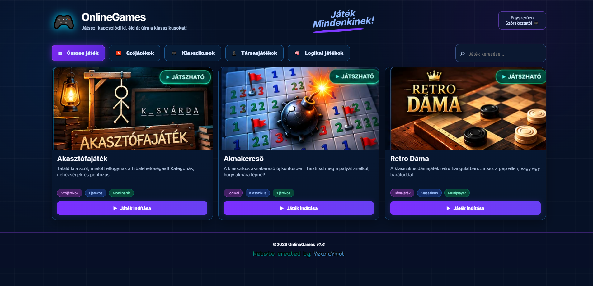 OnlineGames előnézet